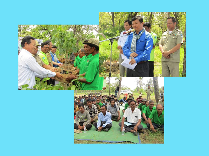 សហគមន៍ព្រៃឈើពោធិ៍មែកបួន បានរៀបចំកម្មវិធីអបអរសាទរ ពិធីរុក្ខទិវា ៩ កក្កដា ២០២០ ដាំកូនឈើចំនួន១២៧០០ដើម ដើម្បីស្តារព្រៃឈើ