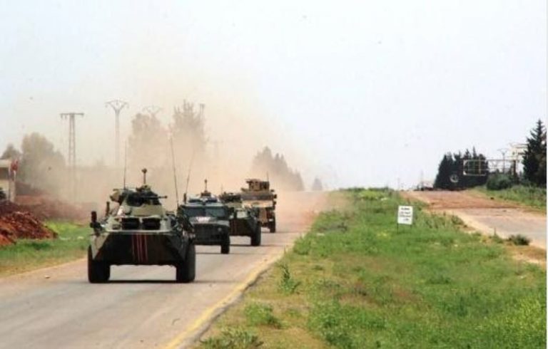 ការធ្វើល្បាតរួមគ្នាមួយរវាងកងទ័ពរុស្ស៊ី និងតួកគី នៅក្នុងខេត្ត (អាល់ហាសាកា) របស់ប្រទេសស៊ីរី